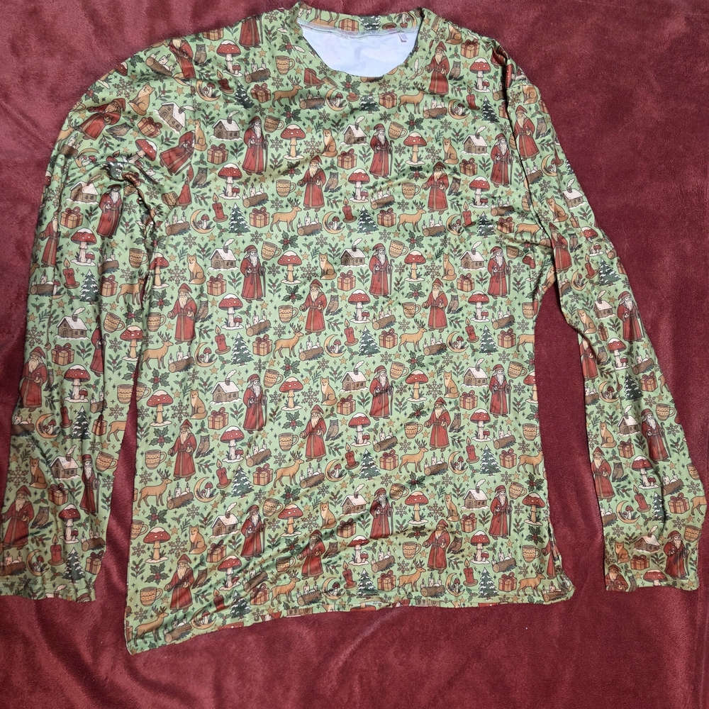 Holiday Print Women's Pajama Top